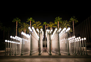 Urban Light installation at LACMA – iconic art date night in LA