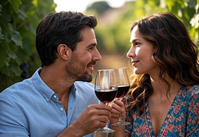 Malibu vineyard wine tasting with ocean view – romantic day date 2025