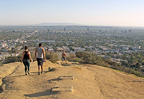 Runyon Canyon hike with Hollywood Sign view – active first date in LA