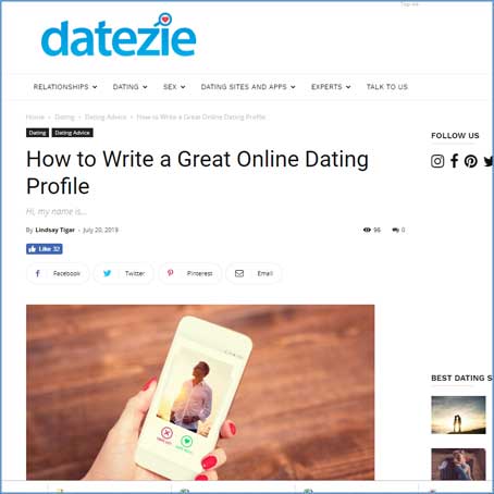 LoveAndMatchmaking on Datezie